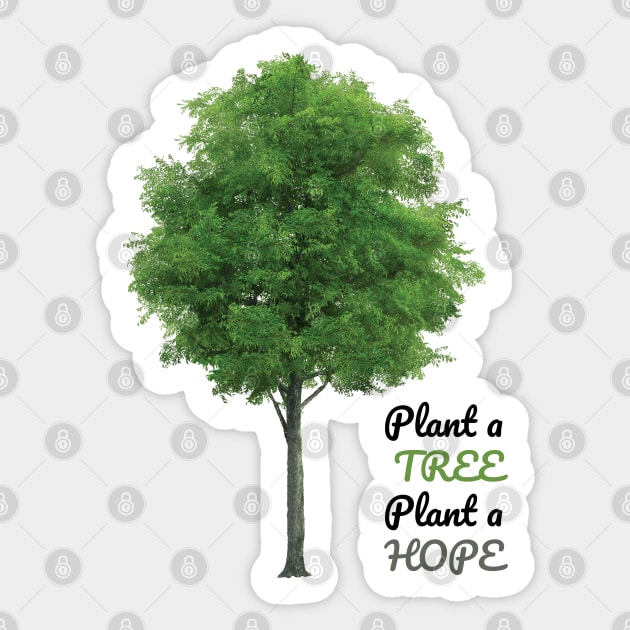 Plant a tree, plant hope Sticker by C.Code